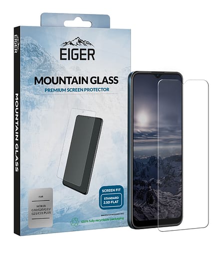 Eiger Glass Screen Protector 2.5D for Nokia G10 / G20 / G11 / G21 / C21 Plus in Clear