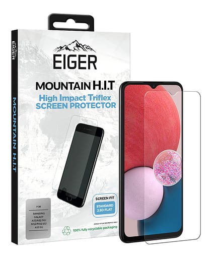 Eiger H.I.T Screen Protector (1 Pack) for Samsung Galaxy A32 5G / A13 5G / A04s / A04 in Clear / Transparent