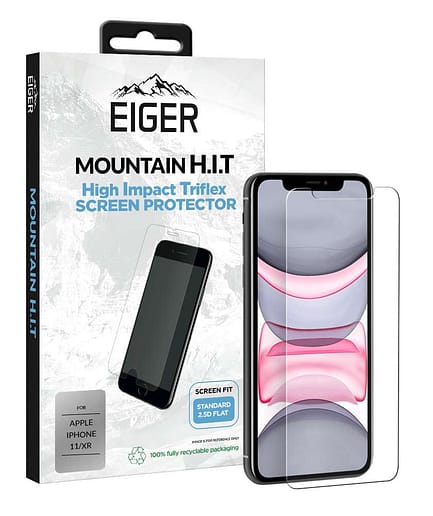Eiger Mountain High Impact Film 2.5D Screen Protector (1 Pack) for Apple iPhone 11 / XR