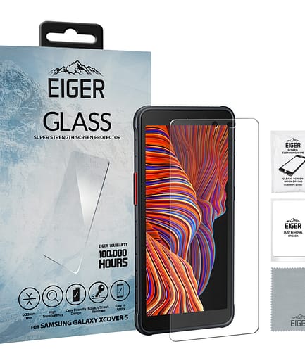 Eiger Mountain Glass 2.5D Screen Protector for Samsung Galaxy Xcover 5
