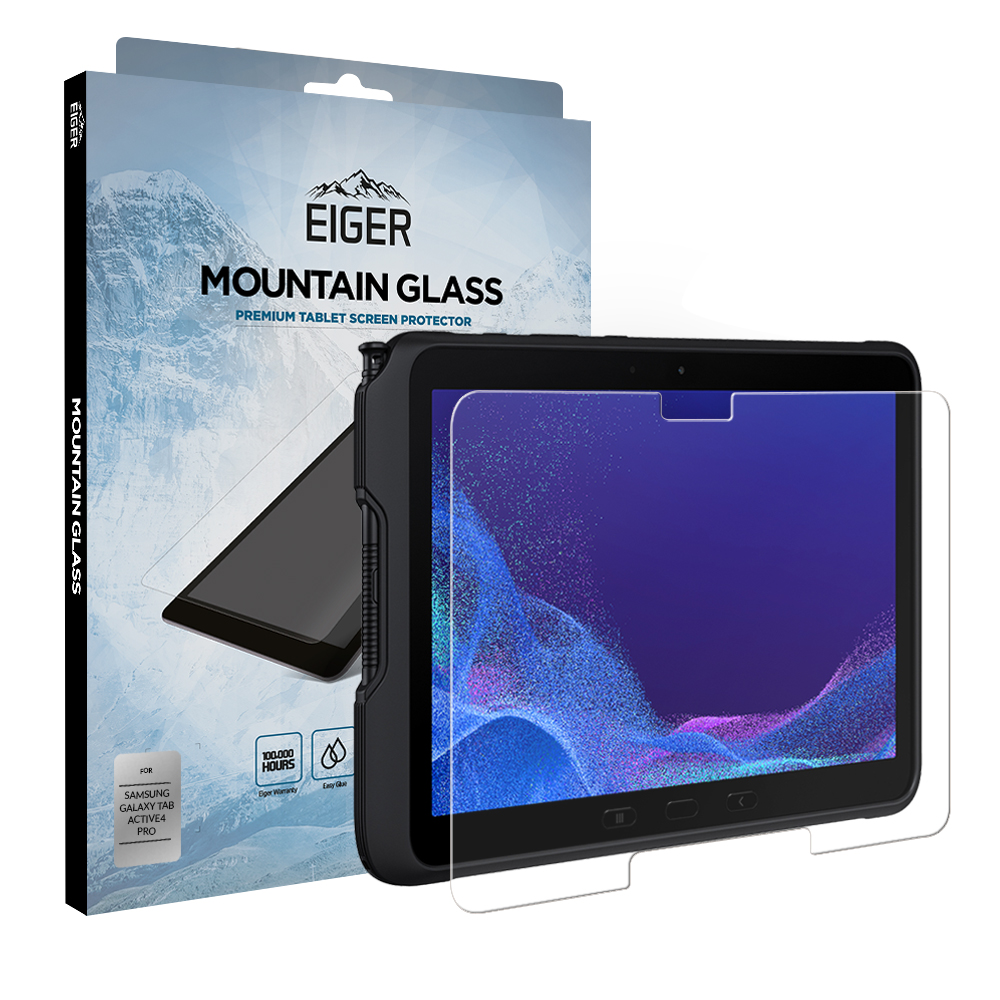 Eiger Mountain Glass Tablet 2.5D Screen Protector for Samsung Galaxy Active Pro 10.1/ Active4 Pro in Clear / Transparent