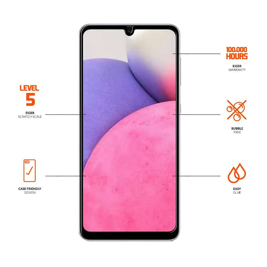 Eiger Mountain 2.5D Privacy Screen Protector Glass Samsung A33 5G